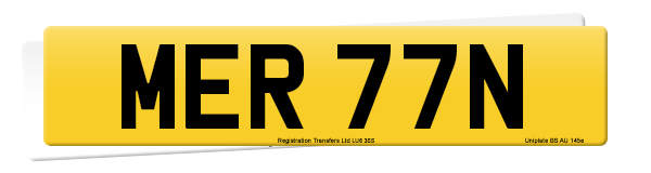Registration number MER 77N